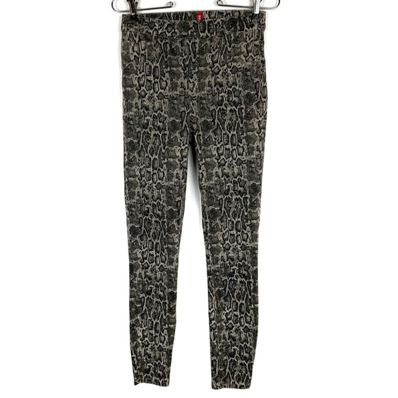 SPANX Jean-Ish Ankle Leggings Taupe Snake Print - Picture 5 of 11